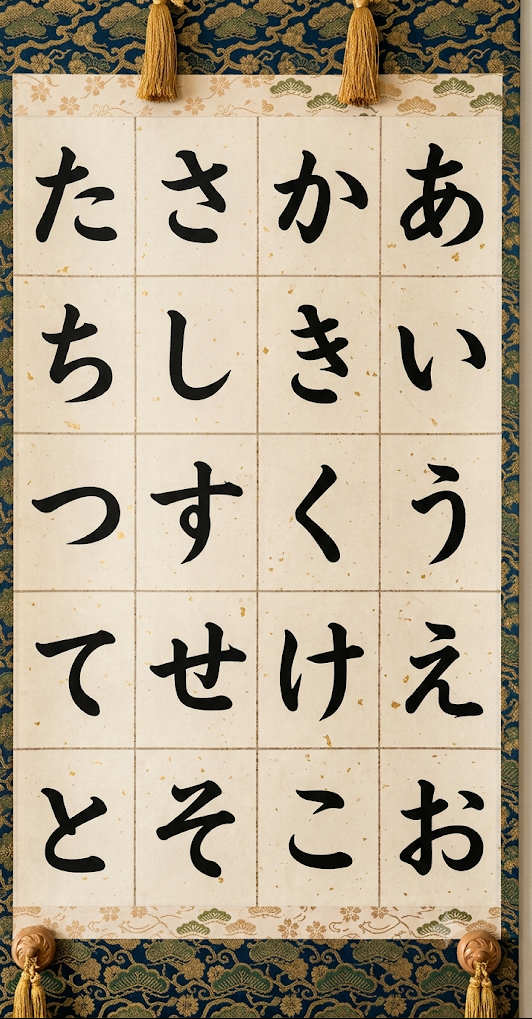 Tableau Gojuon