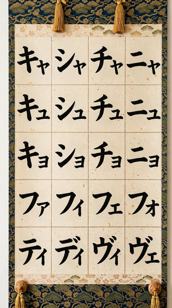 Sons modernes en Katakana